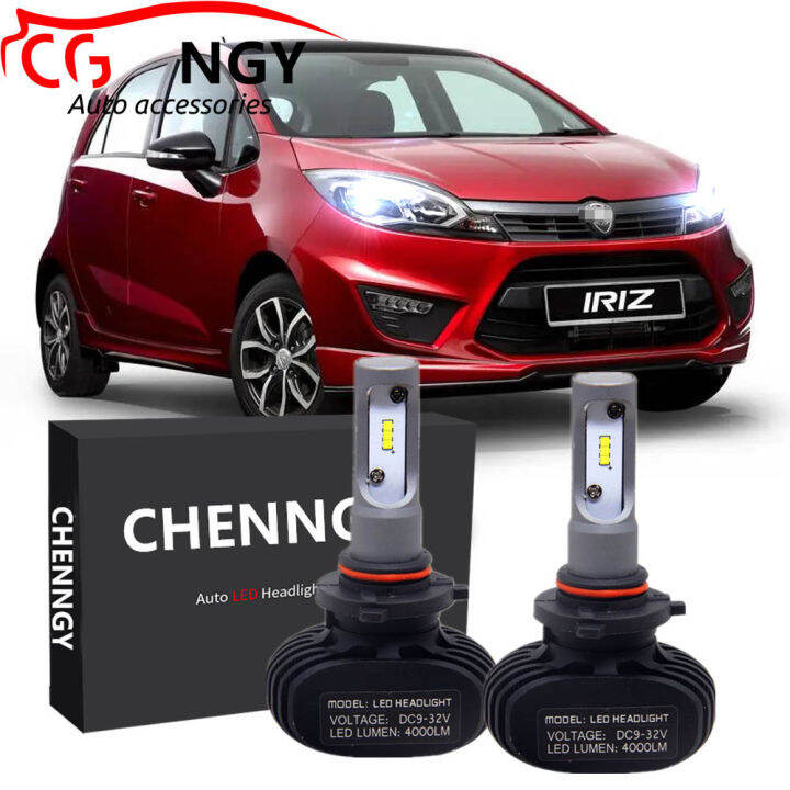 FOR Proton Iriz 20142019 (Head Lamp) 2pc S1 LED Headlight 6000K