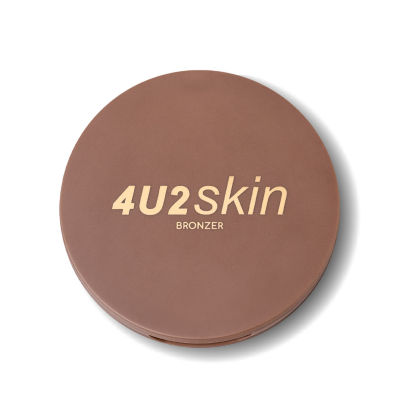 4U2 BRONZER (07674) บรอนเซอร์เนื้อนุ่ม เบลนง่าย ในตลับมี 3 เฉดสี ใช้งัดดั้ง 10 กรัม 4U2 SKIN BRONZ