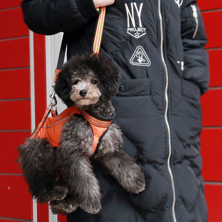 กระเป๋าช่วยสุนัข-meican-teddy-bichon-กระเป๋าวีไอพีสายจูงสุนัข-กระเป๋าเป้สุนัขสำหรับผู้สูงอายุ
