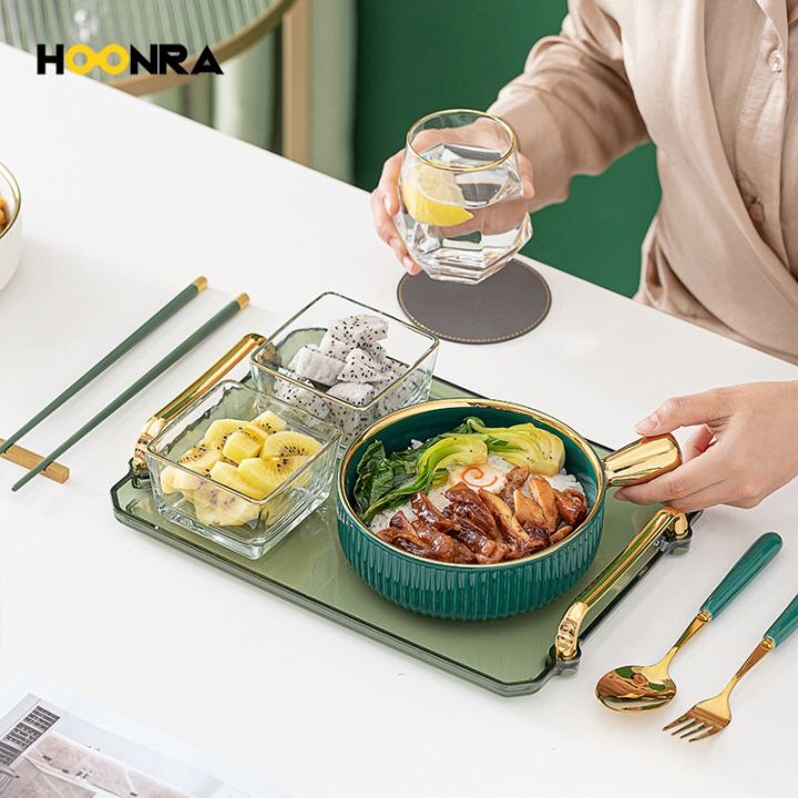 hoonra-ชุดแผ่นชาร์จชุดจานสำหรับอาหารมื้อค่ำเสิร์ฟอาหารตะเกียบชุดช้อนอาหารเย็นตะเกียบดั้งเดิมชุด-guanpai4