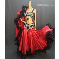 hot【DT】 New 720° Belly Dancing Skirt Large Performance Wear Costume