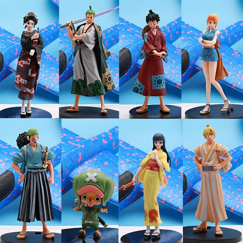 Anime One Piece Film Gold Special DXF Luffy Sanji Roronoa Zoro PVC Action  Figure Toys