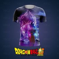 2023 NEWCool เสื้อยืดผู้ชายแฟชั่นผู้ชาย2022อะนิเมะฤดูร้อน Dragon-Ball-Z เสื้อยืดการ์ตูน3D พิมพ์ขนาดใหญ่ Goku Manga Harajuku เสื้อผ้า