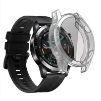 TEENIE 46 mm อ่อน ป้องกัน ขีดข่วน อุปกรณ์เสริม smartwatch เปลือกป้องกัน ป้องกันหน้าจอ บางเฉียบ เคส TPU แบบใส สำหรับ Huawei watch gt 2 Case ตัวป้องกันนาฬิกาอัจฉริยะ ฝาครอบกรอบนาฬิกา ฝาครอบป้องกันแบบเต็ม