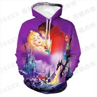 Sudadera con capucha de La Bella Durmiente para hombres, mujeres y niños, sudadera con estampado 3D de Anime de dibujos animados, jersey de manga larga a la moda, ropa para niños y niñas