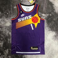 Mens Phoenix Suns Devin Booker Purple 2023NBA Basketball Player Jersey