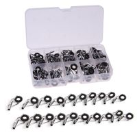 【CW】☄△  80 Pcs Rings Fishing Rod Guide Set Repair for Rods Frames With Tackle