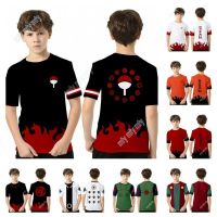 Kids Boys Girls Anime T-shirt Naruto Cosplay Akatsuki Itachi Uchiha Sasuke Kakashi Jiraiya Yondaime Hokage Tshirt