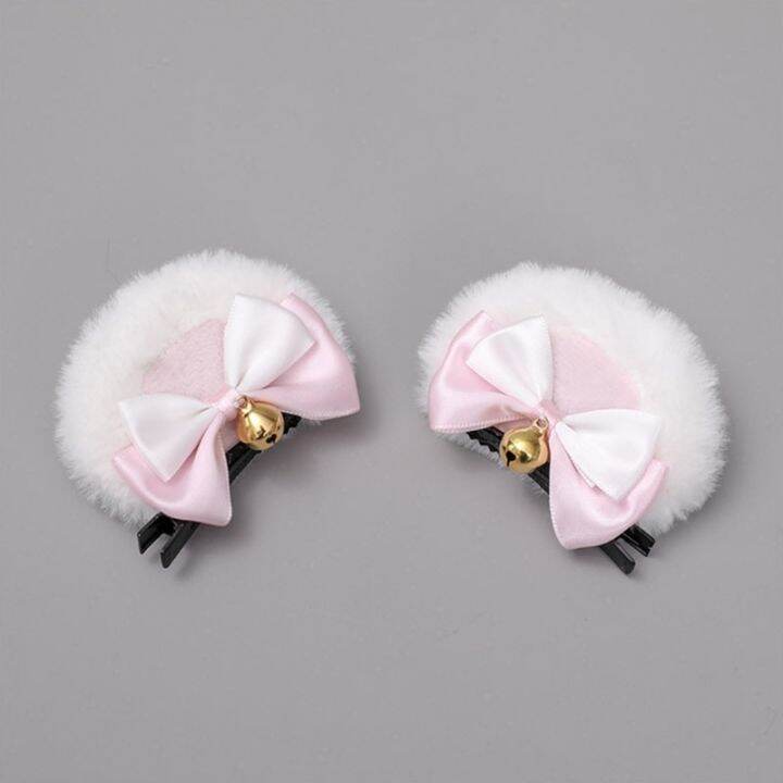 round-bear-ears-hair-clips-faux-fur-sweet-double-bowknot-bell-plush-animal-hairpins-anime-lolita-kawaii-cosplay-barrette-decor