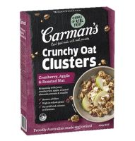 Carmans Crunchy Oat Cranberry Apple &amp; Roasted Nut (Australia Imported) คาร์แมน ธัญพืชผสมข้าวโอ๊ต รสผลไม้ 500g.