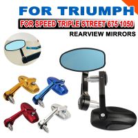 Motorcycle Rearview Mirrors Bar End Rear View Mirror Side Mirrors For Triumph Speed Triple Street 675 1050 Motocross Accessories