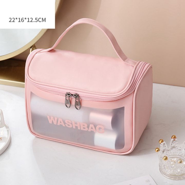 portable-wash-bag-waterproof-cosmetic-bag-frosted-travel-makeup-storage-bags-22x16x12-5cm