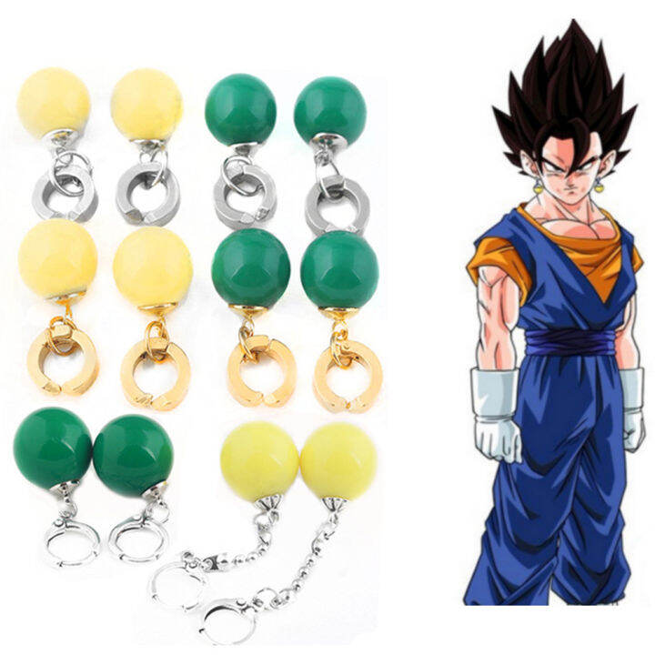 Cosplay Earrings Vegetto Son Goku Zamasu Potara Earring