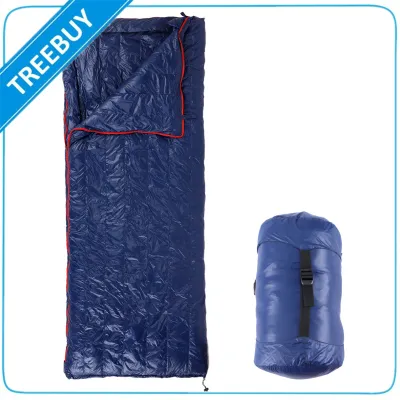 Single Preson Ultralight Goose Down Sleeping Bag with Storage Bag for Hiking Camping Backpacking Mountaineering