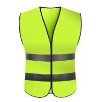 KAWOSEN Highlight Reflective Night Work Security Running Cycling Safety Reflective Vest High Visibility Reflective Safety Jacket