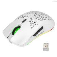 ♂∏ ssusan Hxsj T66 Rgb 2.4G เมาส์เล่นเกมไร้สาย Lighting สามารถปรับได้ Dpi