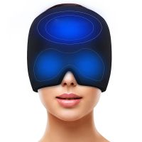 Hot Cold Therapy Headache Migraine Relief Cap Wearable Therapy Wrap Stress Pressure Pain ReliefIce Hat Eye Mask Head Massager Adhesives Tape