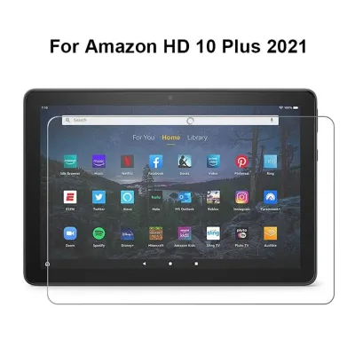 Amazon Kindle Fire HD 10ปกป้องหน้าจอสำหรับกระจกเทมเปอร์9ชม. บวก2021 2019 2017 HD10 2015แท็บเล็ตฟิล์มป้องกัน10.1นิ้ว