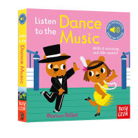 Pre sale of English original listen to the dance music my little concert hall nice dance music cardboard phonation Book Childrens music enlightenment cognition picture book nosy crow