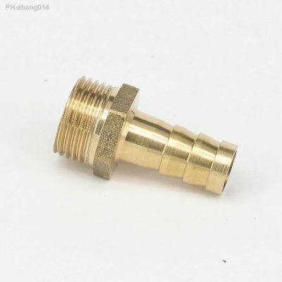 LOT 2 Hose Barb I/D 10mm x 3/8 quot; BSP Male Thread Brass Coupler Splicer Connector Fitting For Fuel Gas Water