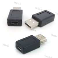 Black USB 2.0 Type A male Female to Micro USB B Female Adapter Plug Converter to Micro USB Connector plug q1 YB23TH