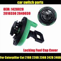 1428828 2010330 2849039 Fit For Caterpillar Cat 216B 226B 236B 242B 246B 247B 252B Locking Fuel Cap Cover Auto Parts