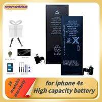 Supersedeba Original 0 Cycle สำหรับ4สำหรับ4S สำหรับ4S แบตเตอรี่ชาร์จได้4S