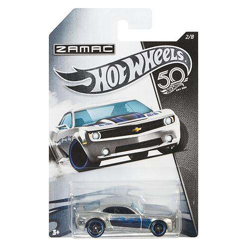 Hot Wheels 50th Anniversary ZAMAC FRN25 Chevy Camaro Concept 2/8 | Lazada