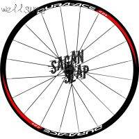 ขอบรูปลอกสติ๊กเกอร์จักรยาน Dura Ace C24 700c แถบสีแดงกว้าง1.5ซม.