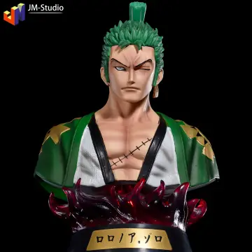 One Piece Figure - Luffy Zoro Sanji Kimono Ver. Head Bust Portrait Action  Figure