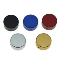 5Piece Metal Guitar Effect Pedal Footswitch Toppers Effect Foot Nail Cap Aluminium Pedal with Random Color
