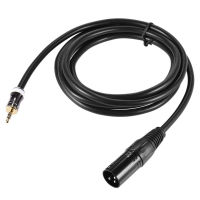 2m XLR 6.6 Feet Jack 3.5mm Cable for Jack of Audio Cable for Mixer Mixer