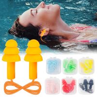 Multifunction Noise Reduction Silicone Earplugs Ear Tip For Swimming Sleeping Read Soft Ear Plugs PVC Rope Earbuds Accessories Accessories