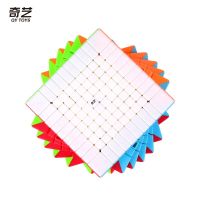 QIYI 10x10 Magic Speed Cube Stickerless Professional Puzzle Fidget Toys Qiyi 10x10x10 Childrens Gifts Stress Reliever Toys Brain Teasers