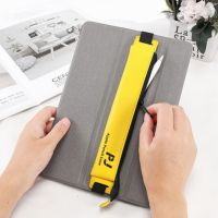 ✙☍ஐ Fashion Pen Bag School Pen Case PU Leather Elastic Buckle Pencil Case for Book Notebook for Office Meeting Easy Carry Stationery