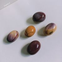 Mookaite Jasper | มุคาไอต์ แจสเปอร์ 1 ชิ้น หินธรรมชาติ หินขัดมัน ขนาด 20-25 mm