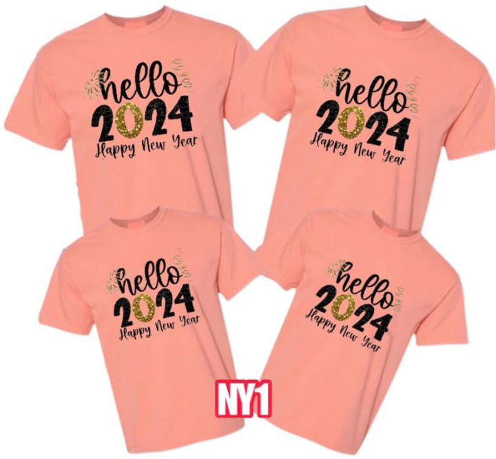 Apricot New Year Family Tshirt 2024 Lazada PH