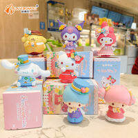 เครื่องประดับฤดูดอกไม้ของ Sanrio กล่องหมิง Kulomi Yugui สุนัขพุดดิ้งสุนัขน่ารักรักษามือรอบๆ