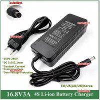 Ku3n8ky1คุณภาพสูง16.8V 14.4V 3A 16.8V 3A ลิเธียม Li-Ion 1ที่ชาร์จแบตเตอรี่4ชุด14.4V 14.8V ลิเธียมลิเธียมไอออน1ชุดแบตเตอรี่คุณภาพดี