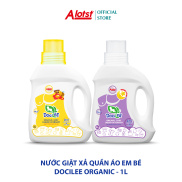 Nước giặt xả quần áo em bé Docilee organic 1 Lít