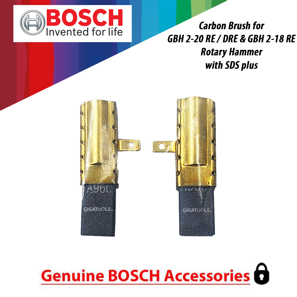 Bosch Carbon Brushes for GBH 200 2000 2-18 RE 2-20 D SDS Drill 1619P01777 