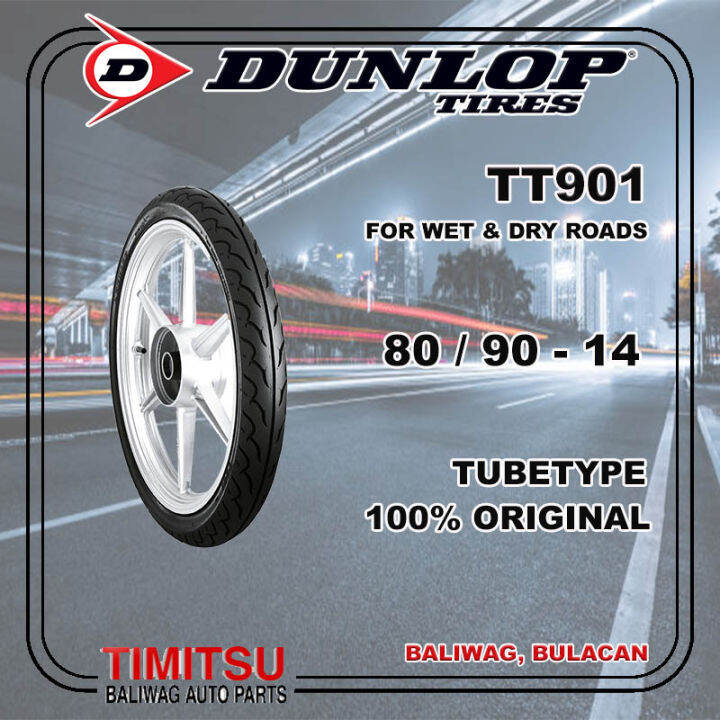 80/90-14 / 80/90 R14 DUNLOP TT901 TUBETYPE TUBE TYPE MOTORCYCLE TIRE ...