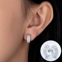 【YP】 Fashion 925 silver needle Earrings Ladies Jewelry Row Round Plated Stud 2023