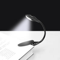 หนังสือแสงมินิ Led ที่มีความยืดหยุ่นไฟกลางคืนคลิปบนโคมไฟตั้งโต๊ะแสงโคมไฟอ่านหนังสือสำหรับการเดินทางห้องนอนที่มีความยืดหยุ่น USB ไฟ LED โคมไฟ