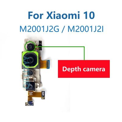 สำหรับ Xiaomi Mi กล้องด้านหน้าด้านหลัง10 MI10ด้านหน้าด้านหลังเซลฟี่ด้านหน้าขนาดเล็กหันหน้าไปทางด้านหลังหลักกว้างเดิมสายเคเบิลงอได้โมดูลกล้อง