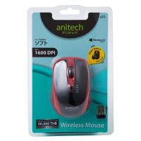 เมาส์ไร้สาย  Anitech  W214  Wireless กดเสียงเงียบ