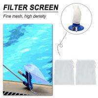 10 Pcs Shredded Leaf Series Fine Mesh Filter Sock Bag Nylon Bag White Bag Accessories Durable Nylon for Pool Vacuums