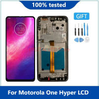 6.5 "; จอแอลซีดีต้นฉบับสำหรับ Motorola Moto One ไฮเปอร์จอแสดงผล Lcd Touch Screen Digitizer สมัชชาสำหรับ MOTO OneHyper XT2027 -1ที่มีกรอบ