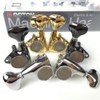 KR-Original L3+R3 GOTOH SGV510Z-S5 Electric Guitar Machine Heads Tuners ( Chrome Silver Cosmo Black Gold ) Tuning Peg MADE IN JAPAN