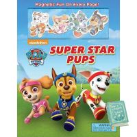 Benefits for you &amp;gt;&amp;gt;&amp;gt; Just in Time ! หนังสือภาษาอังกฤษ PAW PATROL: SUPER STAR PUPS MAGNETIC FUN มือหนึ่ง
